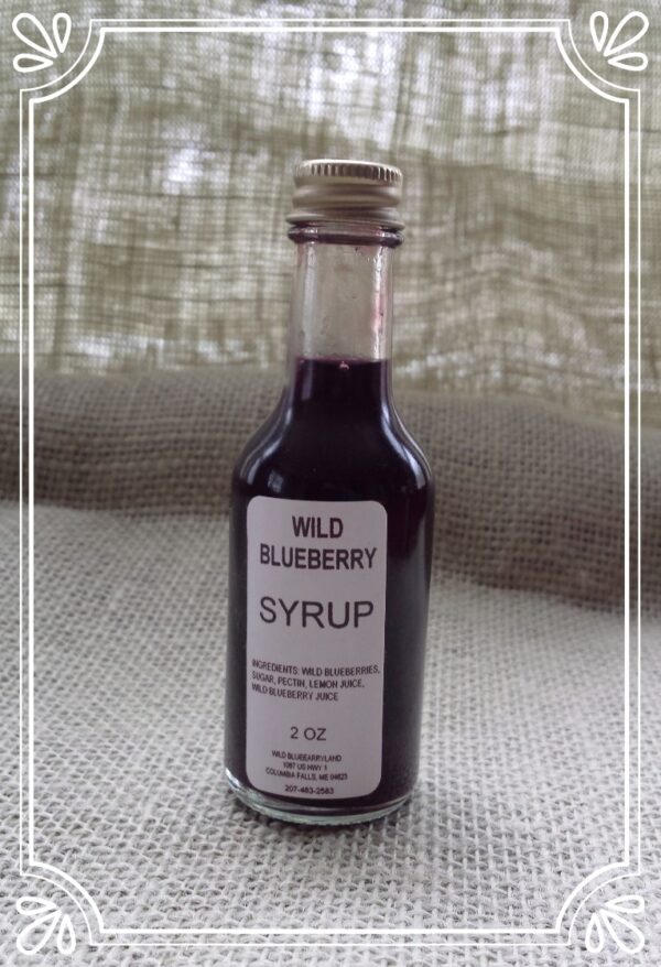 Wild Blueberry Syrup (2oz)