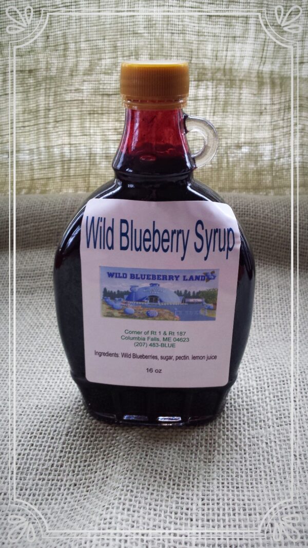 Wild Blueberry Syrup (16oz)